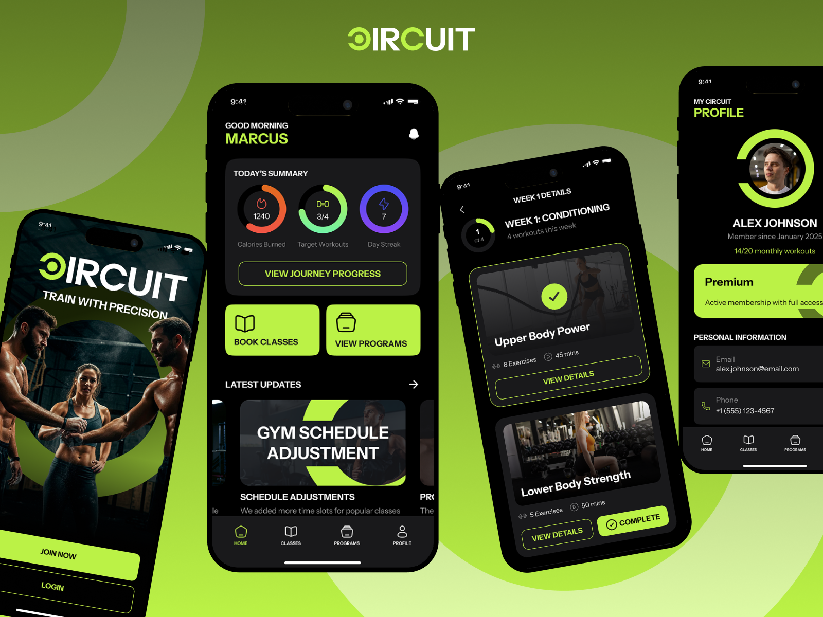 Example of Up To 5 Mobile App Screens UI/UX 