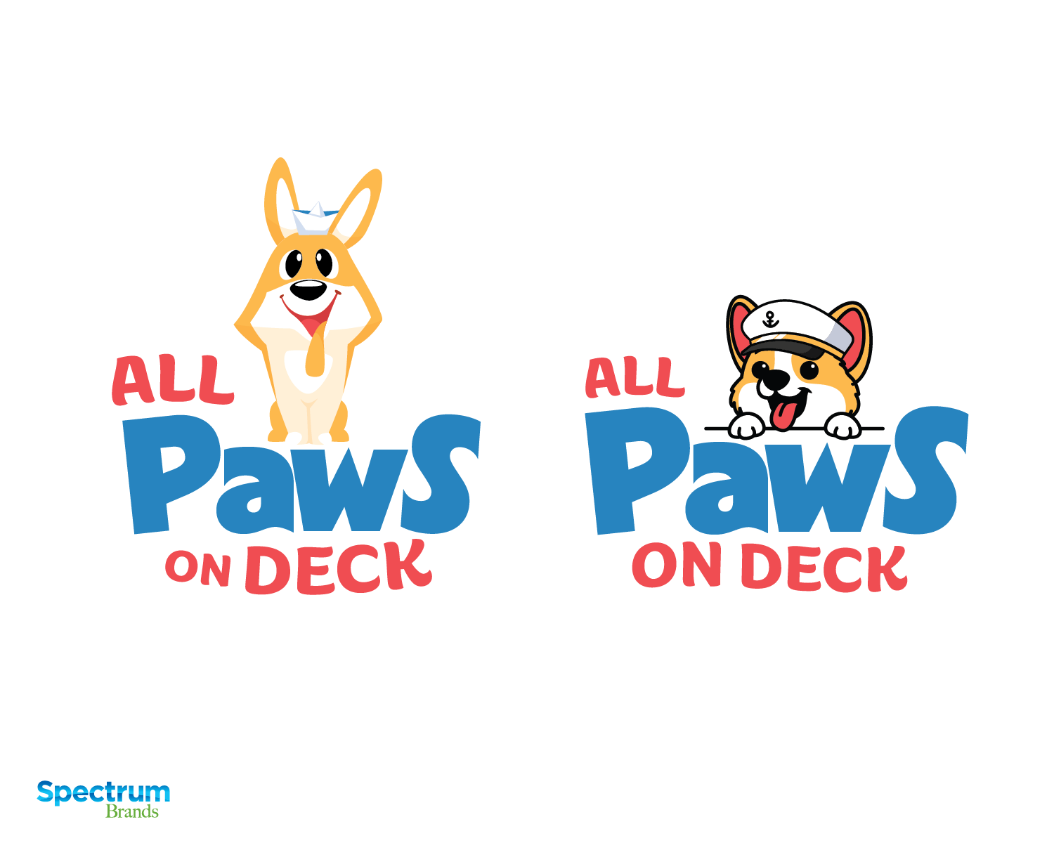 All Paws On Deck - Logo Concept design illustration logo typography vector