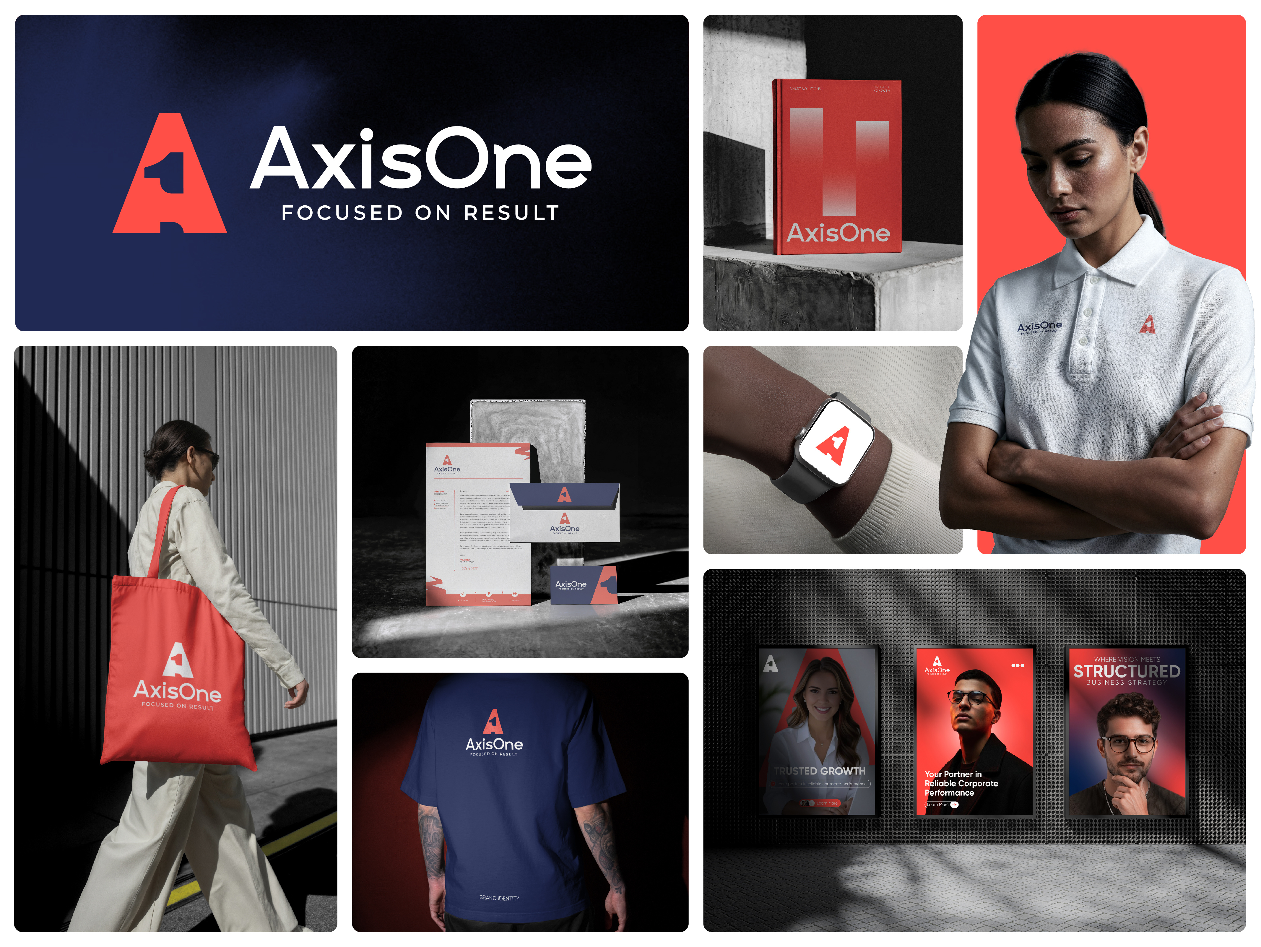 AxisOne Logo | Brand Identity | Minimal Corporate Branding brand guidelines brand identity brand identity design branding branding kit design graphic design logo logo design