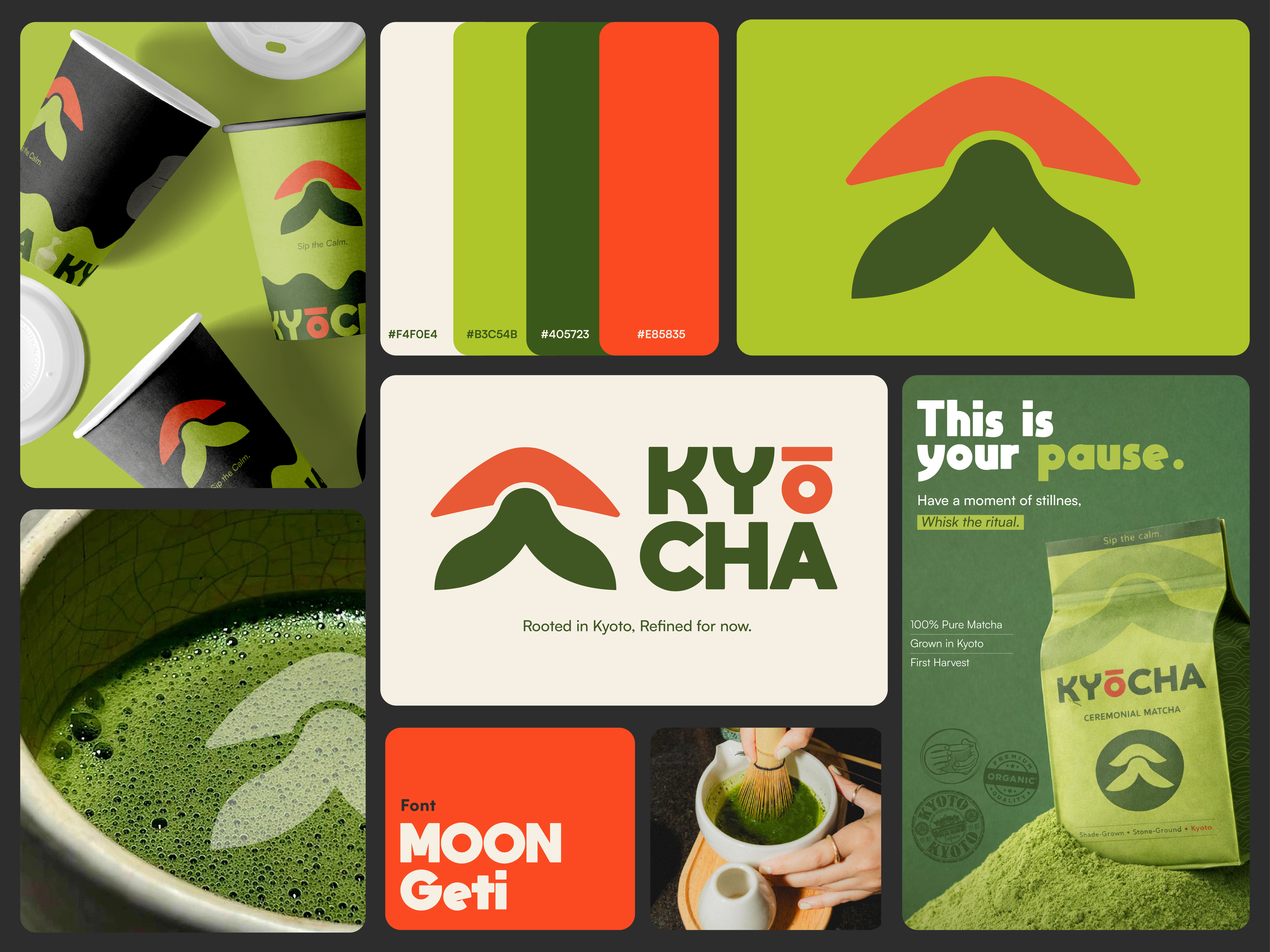 Kyocha | Matcha Branding branding graphic design logo