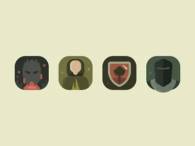 The Hedge Knight armour book design fantasy film geometric graphic design illustration knight landscape movie nature series shield tree universe vector warrior world