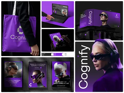 AI Technology Logo Design & Modern Brand Identity brand guidelines brand identity brand identity design branding branding kit design graphic design logo logo design