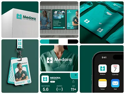 Medical & Healthcare Logo Design with Branding brand guidelines brand identity brand identity design branding branding kit design graphic design logo logo design