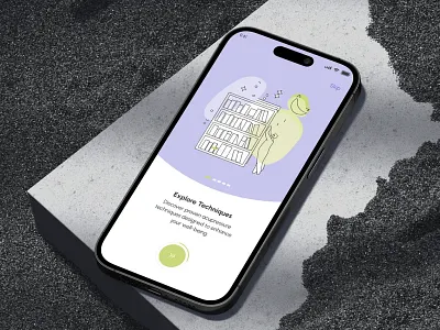 Mobile App UI UX Design - Wellness IOS App - FEATURED ON CONTRA affirmation featured figma first session ios design iosapp meditation minimalism mobile app design mobile ui onboarding ui uiuxdesign wellness