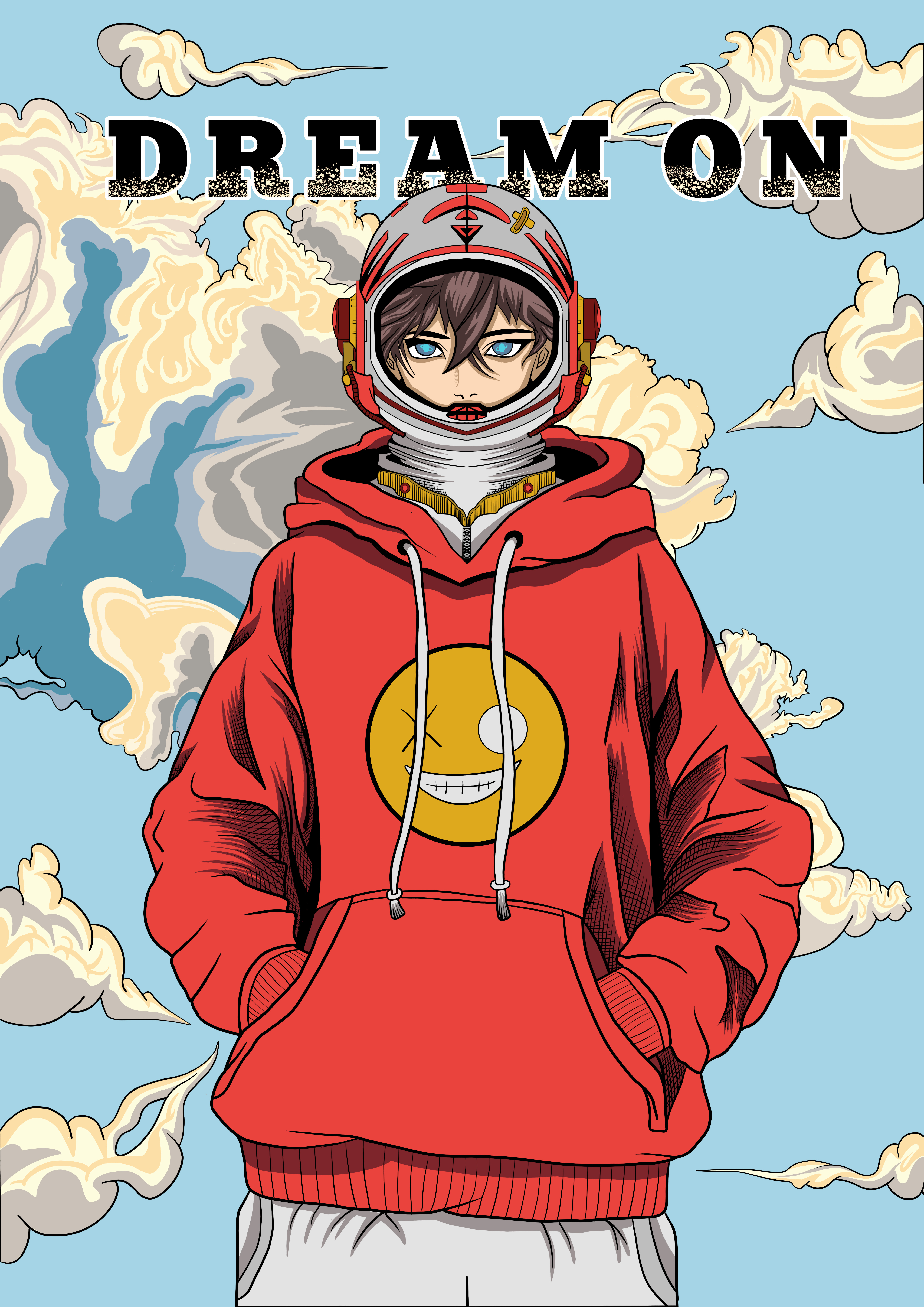 Example of Character Illustration For Merch Design