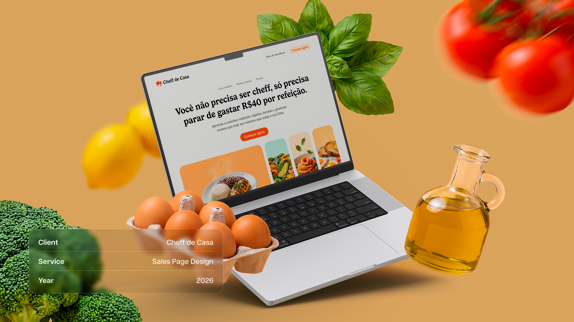 Example of Landing Page Figma & Framer
