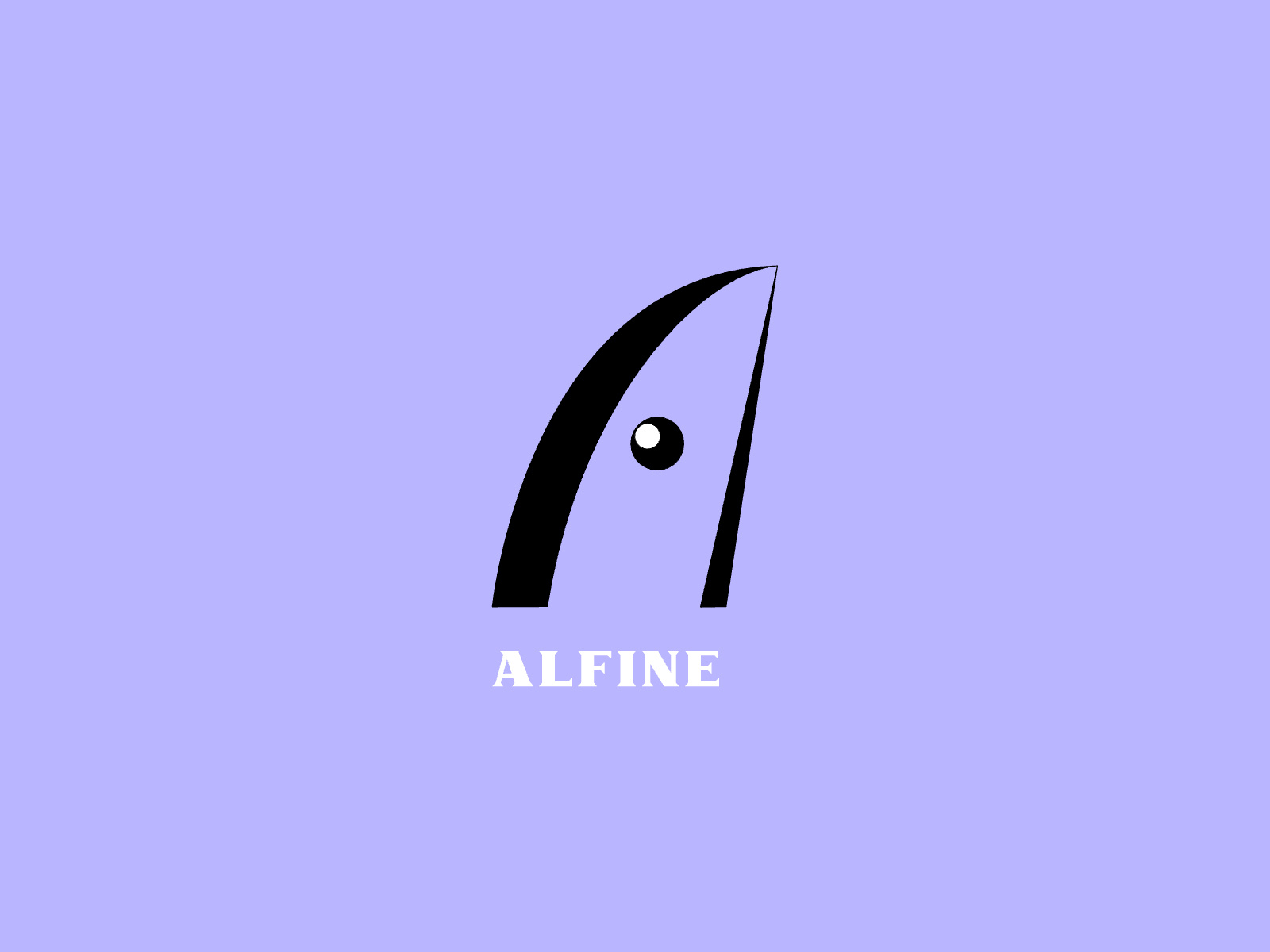 Alfine graphic design logo design sharklogo
