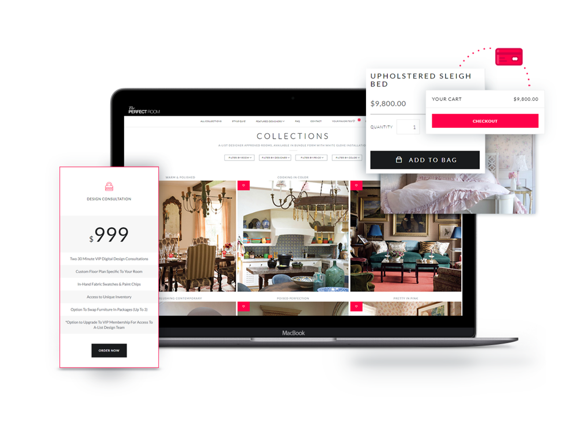The Perfect Room app app design app development design qa technology web app