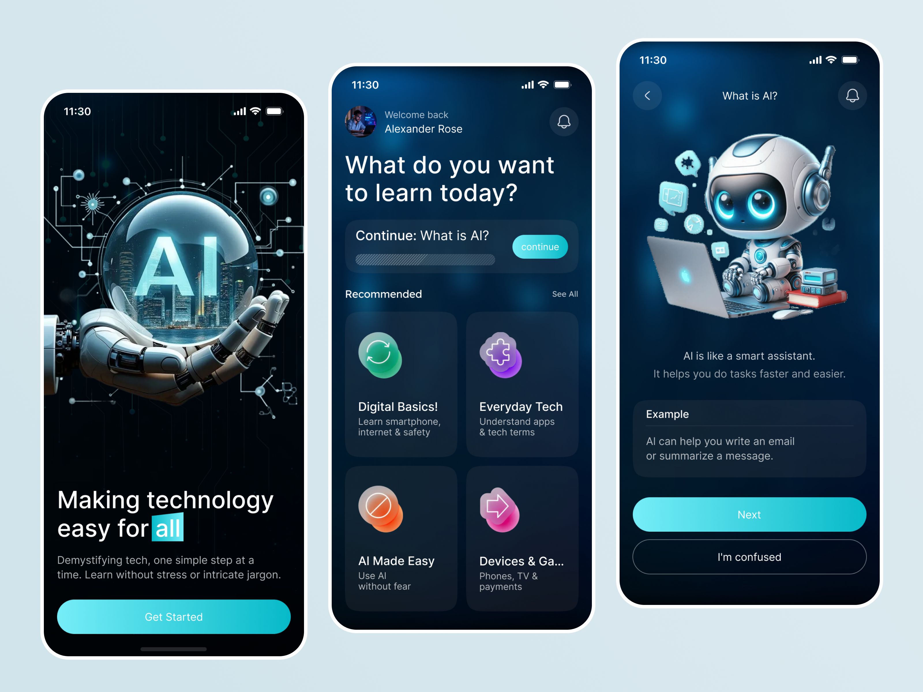 Example of Mobile App UI/UX Design