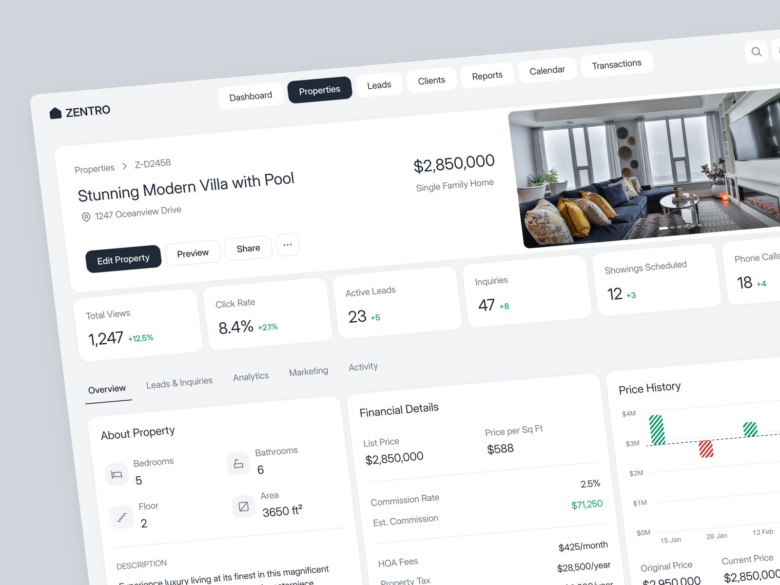 Real Estate Property Details