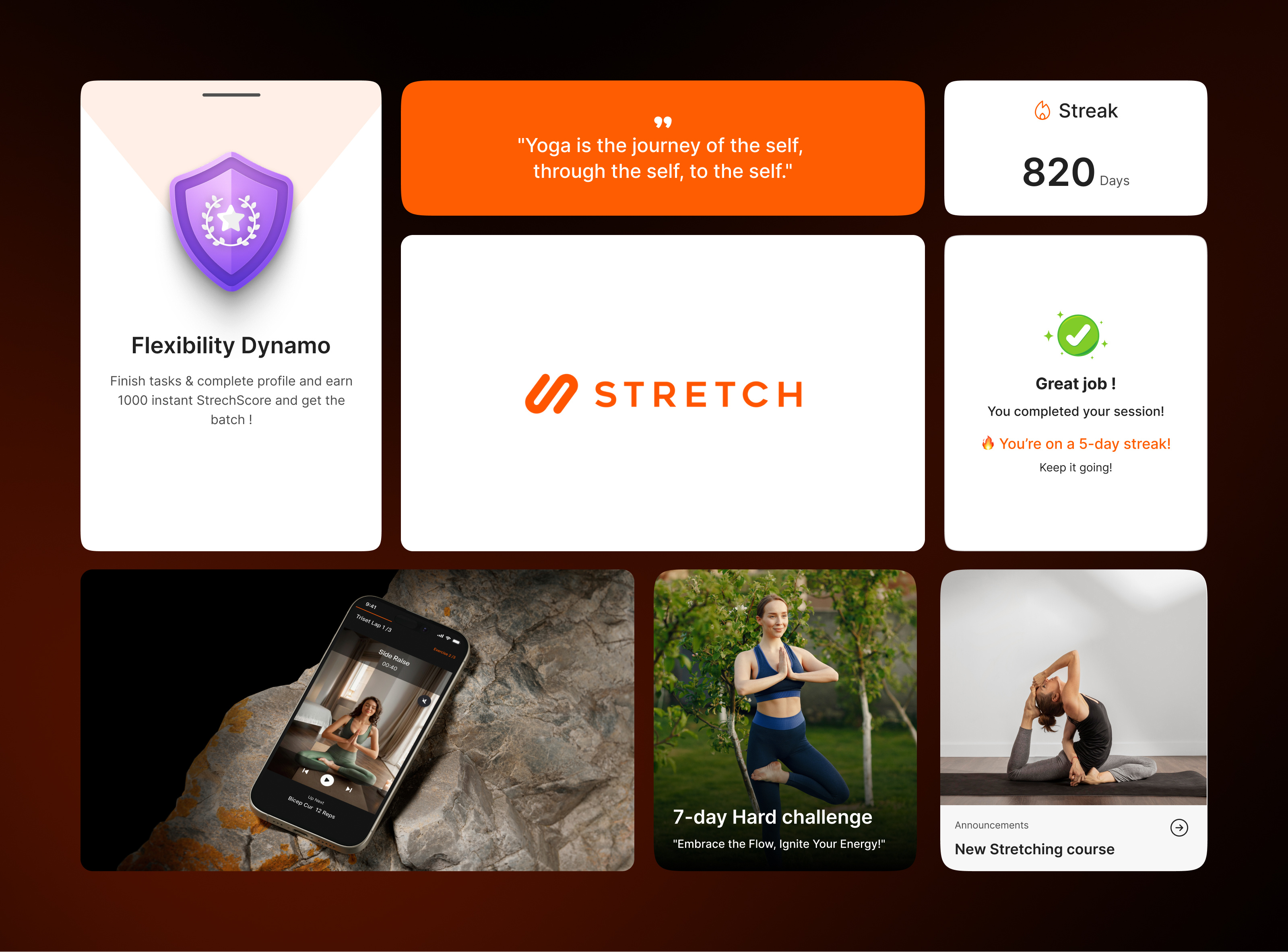 Breakthrough- Mobile App UI/UX graphic design mobile design ui uiux ux