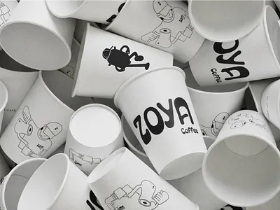 Zoya Coffee Brand Experience branding coffee branding experiencie graphic design label design packaging design visual identity