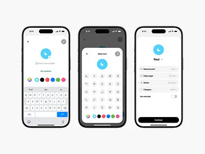 Maple Habit - Create Habit 🍁 bottom sheet design trends 2026 habit habittracker ios tracker