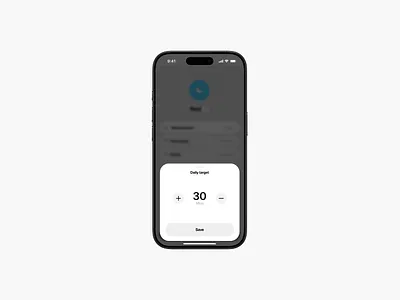 Number Stepper counter ios range sheet slider stepper