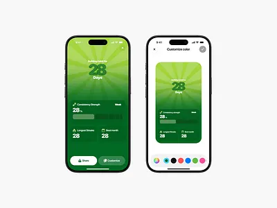 Share Your Journey ✨ colors customize design trends 2026 habit habitica ios