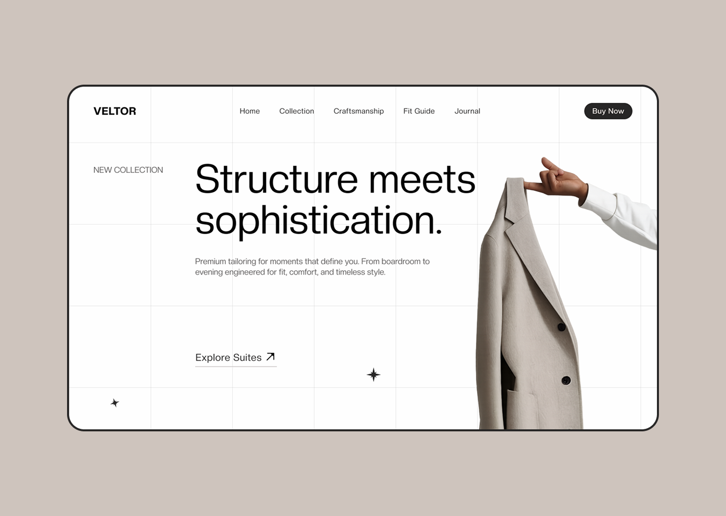 Fashion Brand Landing Page Hero Section UI Design apparel website design clothing brand ui clothing brand website clothing ecommerce website designer brand website fashion brand landing page fashion ecommerce ui fashion hero section fashion landing page fashion marketing website fashion portfolio website fashion product showcase fashion store website fashion website design luxury fashion website minimal fashion website minimal website design modern fashion ui premium clothing website ui ux design
