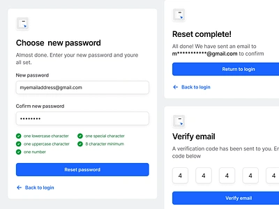 Stratis UI - Login modals cards clean code design details interface kit login minimal modal overlay password product simple ui ui design ux ux design validation web