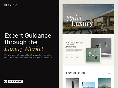 Luxury Real Estate Landing Page apartment architecture branding building business design figma hero page landing page luxury property real estate ui ux website