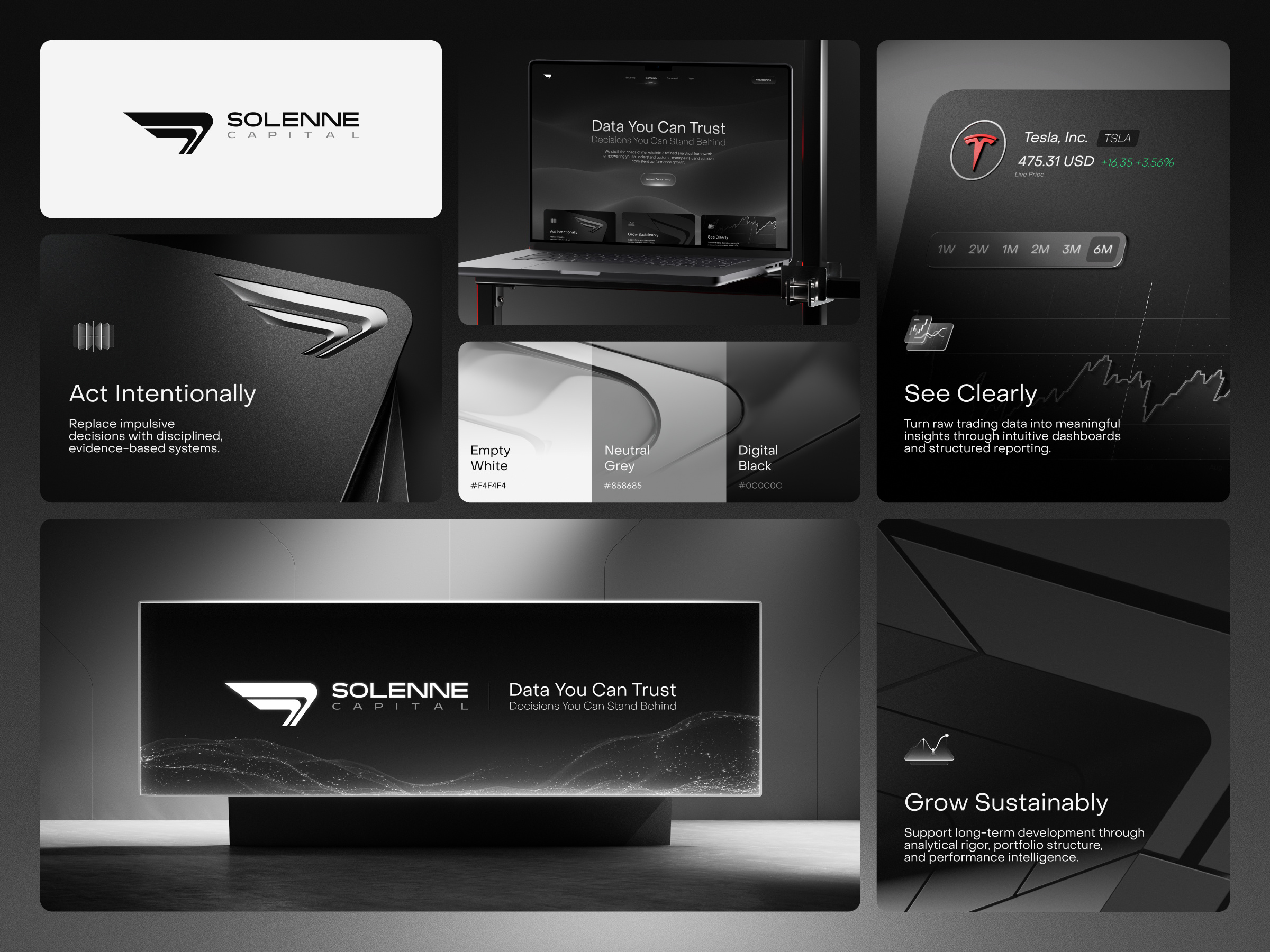 Brand Identity for Trading & Investment Analytics Platform
