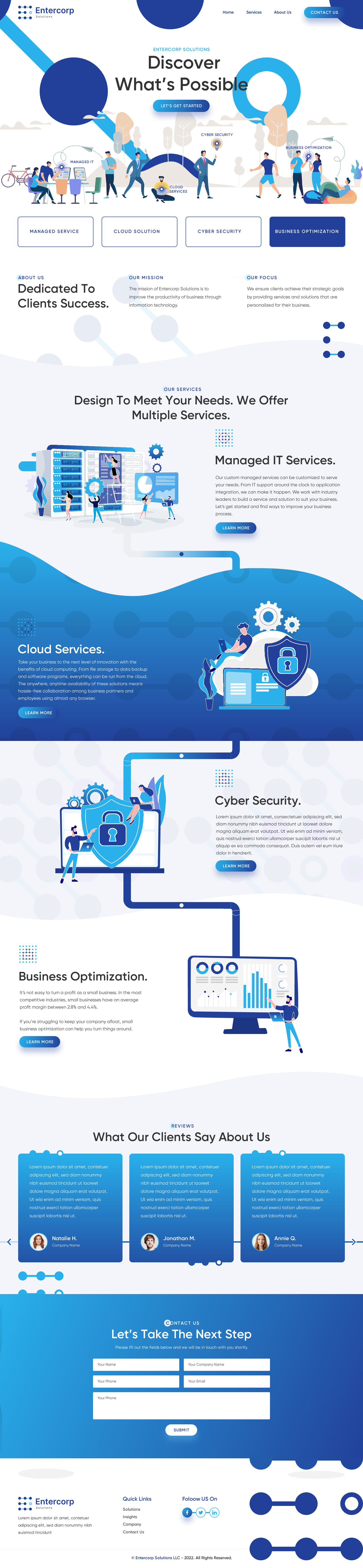 Entercorp Solutions branding design graphic design health care illustration security typography ui ux vector