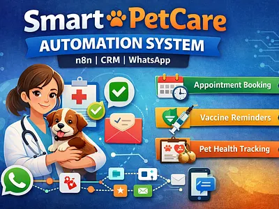 Smart PetCare Automation System – n8n workflow n8n n8n atuomation n8n integration n8n workflow