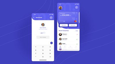 E-wallet dashboard concept app design typography ui ux