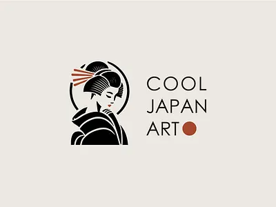 Japanese Branding Logo — Geisha Illustration for Art Gallery art branding art gallery brand identity branding cultural branding culture geisha geisha illustration global branding illustration illustration logo japan branding japanese aesthetic japanese illustration japanese logo logo logo design minimal logo modern branding vector illustration