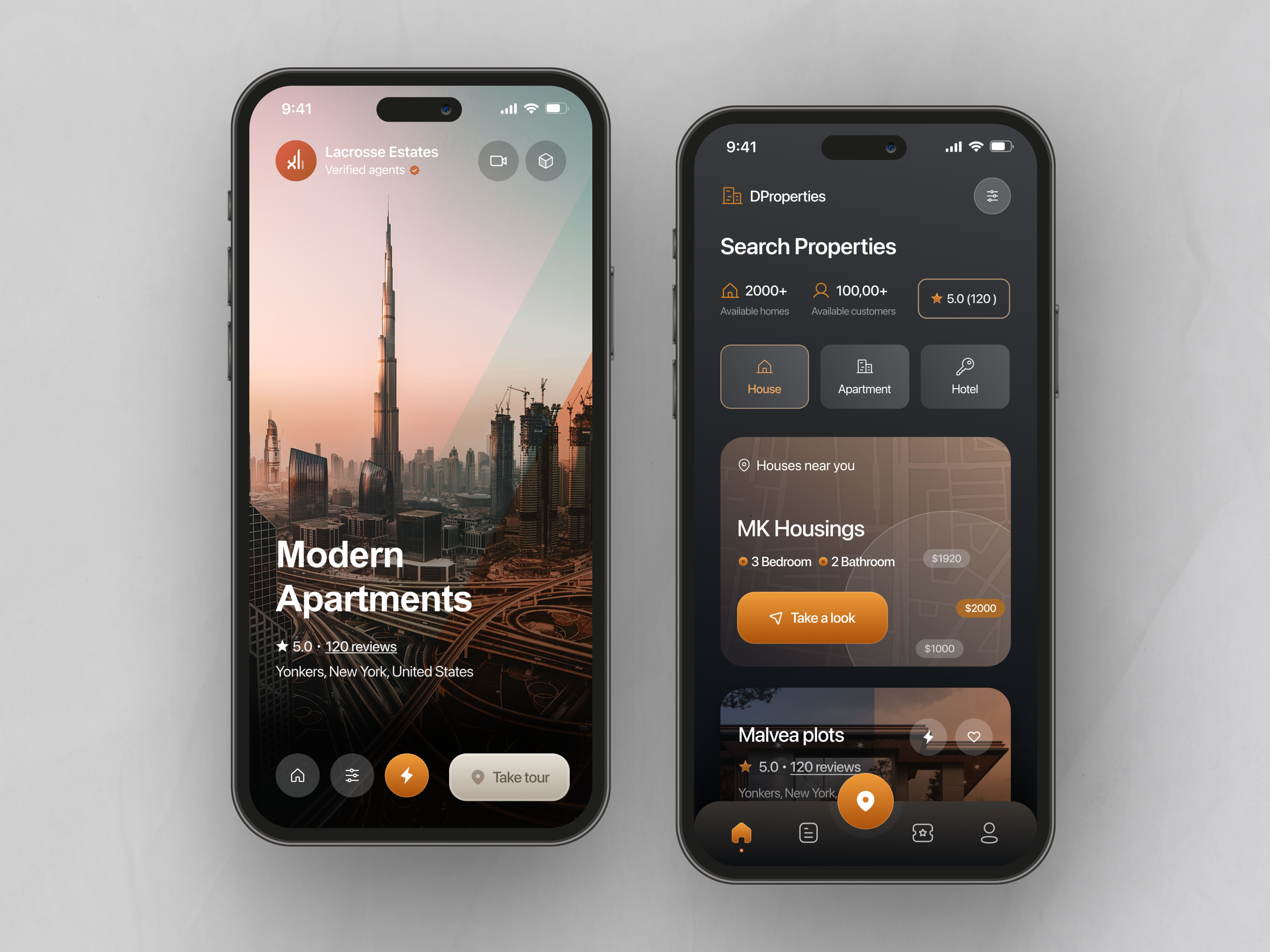 Example of Real Estate Listing App