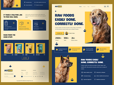 Pet Care Website animals health care cat dog pet ecommerce pet store freelance pet website designer healthcare pet pet adoption website pet care website uiux design pet ecommerce pet feed pet hospital pet lover pet shop pet sitter petcare website petshop uiux design visual design web design webflow