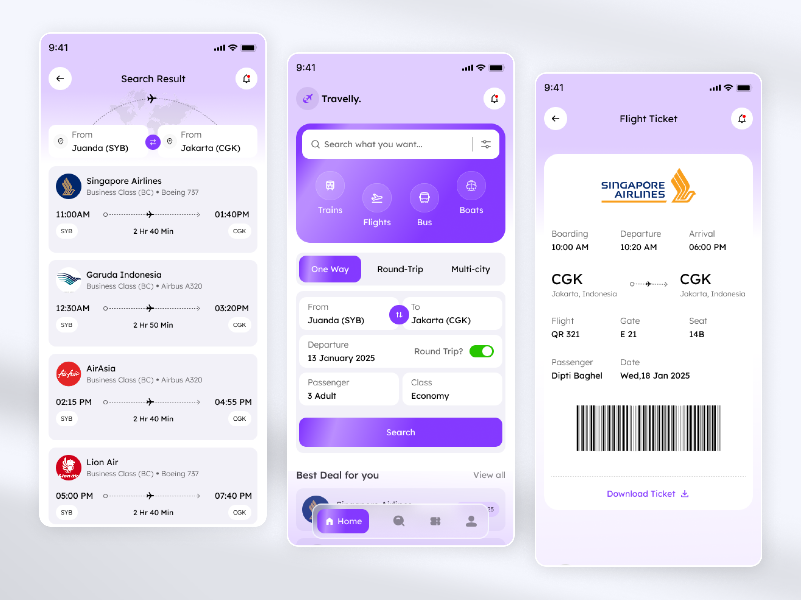 Travel Booking App Experience ✈️ appinterface bookingappui figmadesign iosappui mobileappdesign mobileui productdesign travelappdesign travelui uxdesign