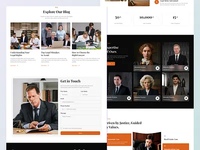 Legal service landing page blog design landing page law law agency law firm law firm website law landing page law website lawyer website legal consultation ui legal services legal tech ui design mobile app products services page web web design website website inspiration