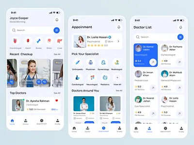 Doctor appointment mobile app ai mobile app design appointment booking doctor app doctor appointment doctor appointment app doctor list health app health tracking health website ios medical app medical website design mobile mobile app mobile app design telemedicine ui ui design ux