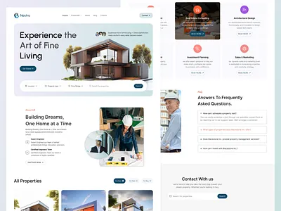 Real estate landing page agency website apartment best web design creative landing pages home showcase landing page modern housing modern website property real estate real estate agency real estate website ui ux web web design web design inspiration web ui website