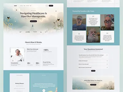 AI Healthcare Landing Page Design ai healthcare ai medical digital health health tracker health tracker saas healthcare landing page healthcare website landing page medical medical landing page online healthcare personalized health saas uiux design web