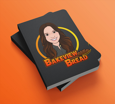 Cartoon portrait of a creative baker girl 3d animation app branding comment desginer design follow graphic design illustration like logo motion graphics source typography ui ux vector