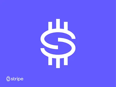 Stripe Logo Symbol adyen branding dollar fintech logo logodesign logodesigner mark minimal modern payments paypal platform s saas scale startup stripe symbol y combinator