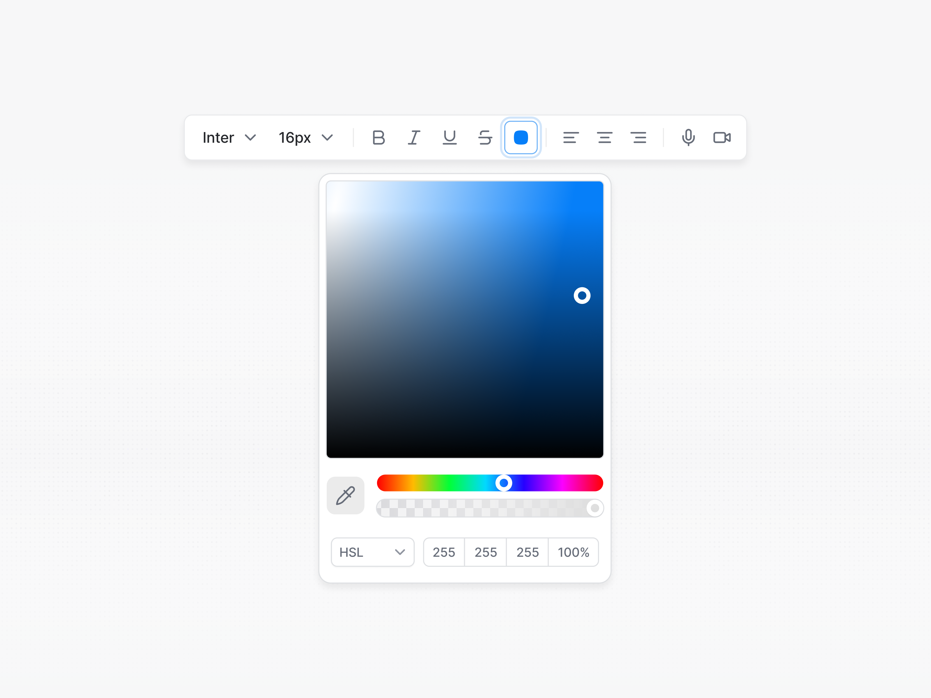 Color Picker UI - Built using Radian UI Kit