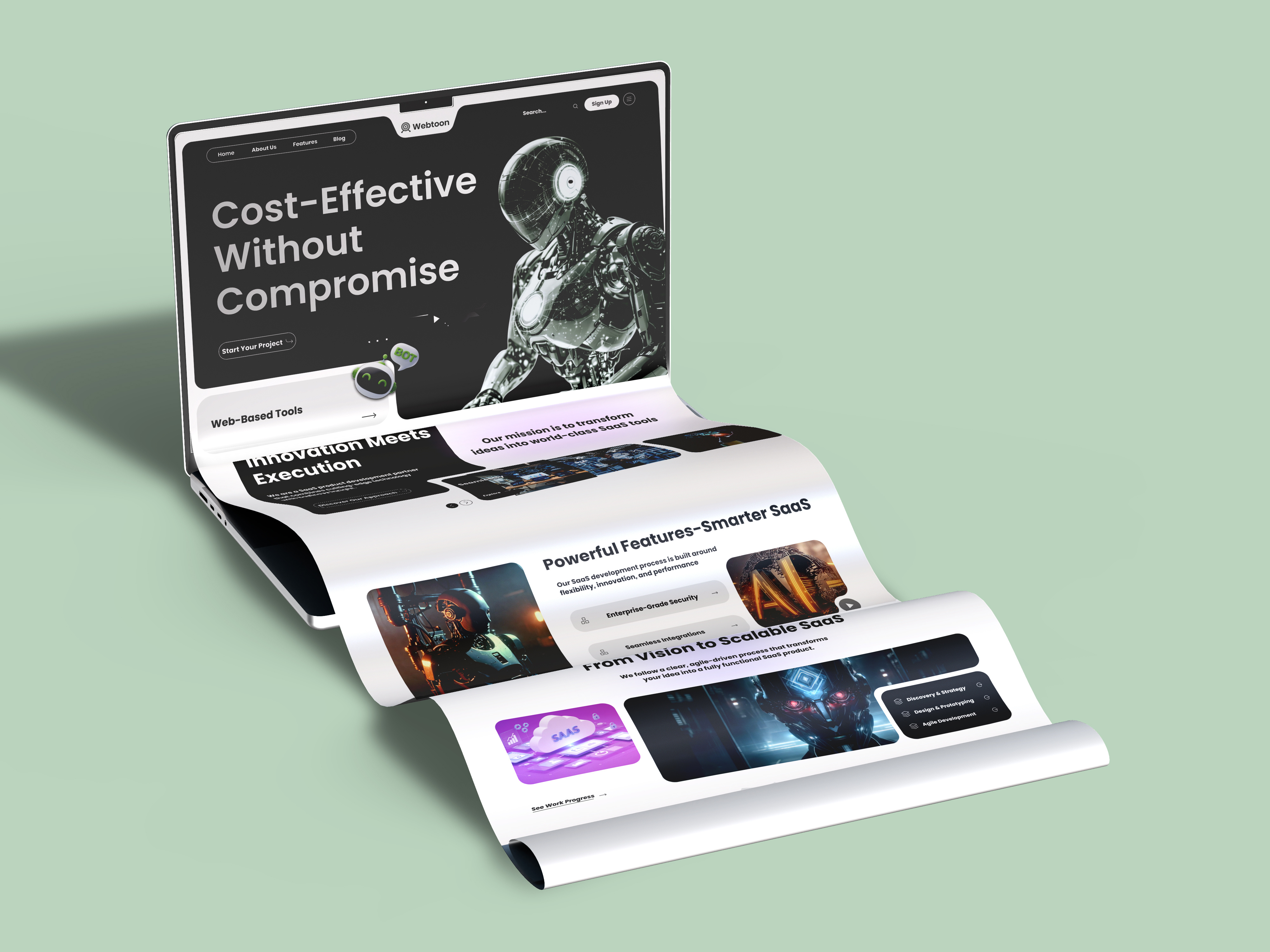 AI SaaS Website Design | Modern Product Landing Page ai ai design ai powered saas website ui branding dashboard dribbble figma landing page landing page design product design saas saas website startup ui ui design ui ux design web design website website design