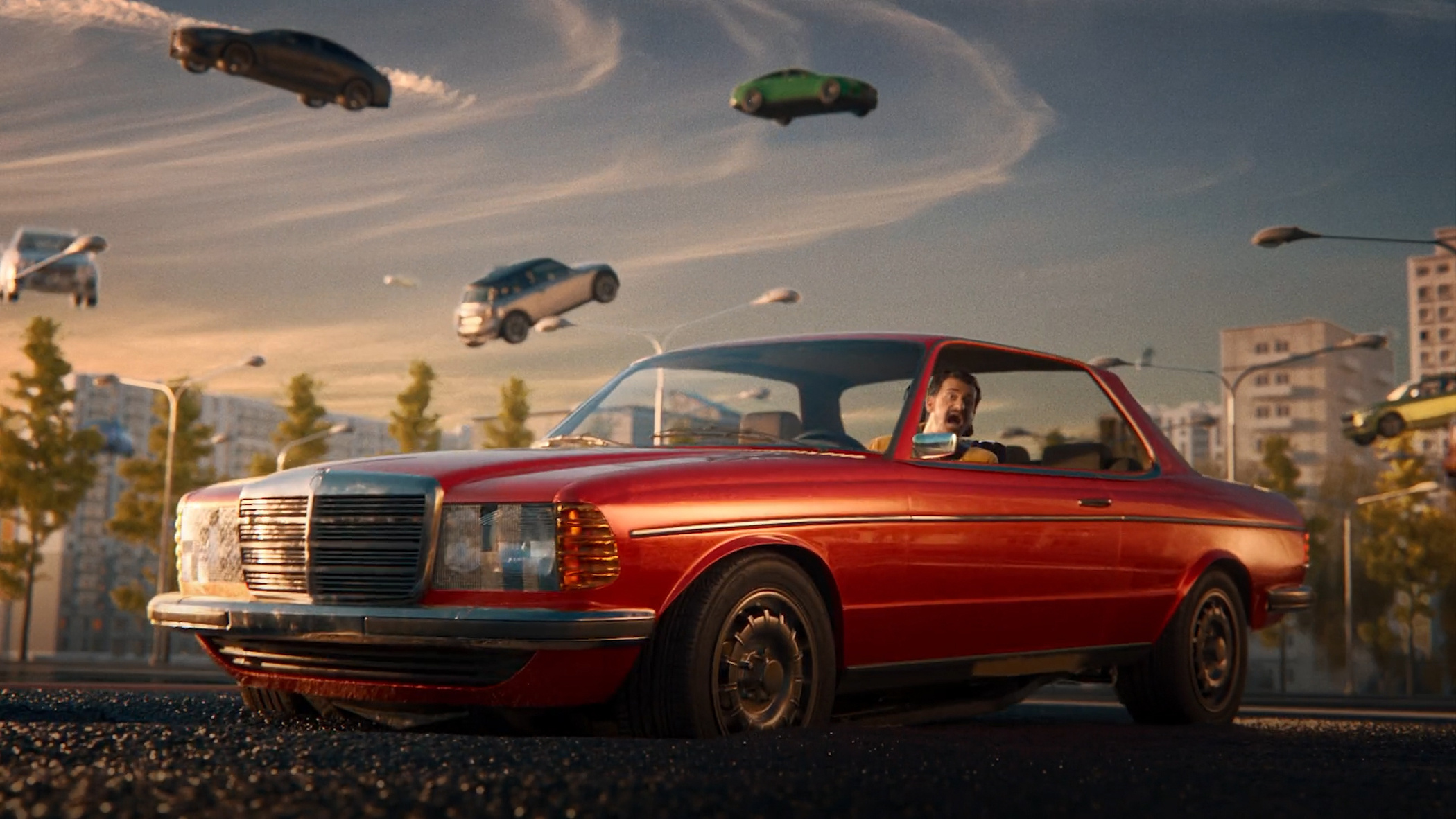 Jumping cars commercial | AUTO.RU 3d animation art direction car commercial cgi cinematic commercial creative concept motion design motion graphics production studio storytelling surrealism