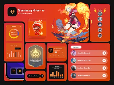 Gamesphere android design figma game gameui gaming gamingui ios play popular ui ux viral web webdesign