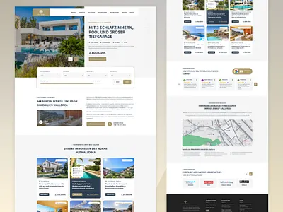 Real Estate Property Management Website UI app branding corporate design property property buy sell real estate real estate agency real estate agent realtor template theme ui uiux web design webdesign
