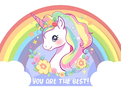You're the Best! — Unicorn Pen Holder