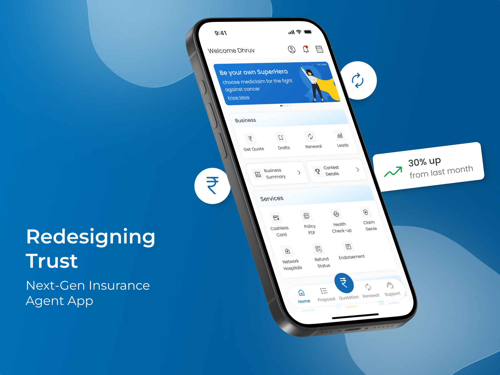 Next-Gen Insurance Agent App agent app agent dashboard agent portal app design app revamp case study before after comparision before after ui case study faveo app fintech insurance insurance app mobile app mobile app revamp revamp ui ui design uxtransformation