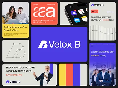 Velax.B — Modern Crypto & Financial Identity Branding b logo behancedesign branding cryptoidentity digital logo financialbranding futuristic logo logo logo design minimal logo modern logo saas startup branding tech logo timeless logo visualidentity