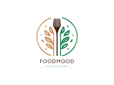 FOODMOOD brand branding calligraphy design graphic design illustration lodos logo logo design logodesign logomaker logos typography vector