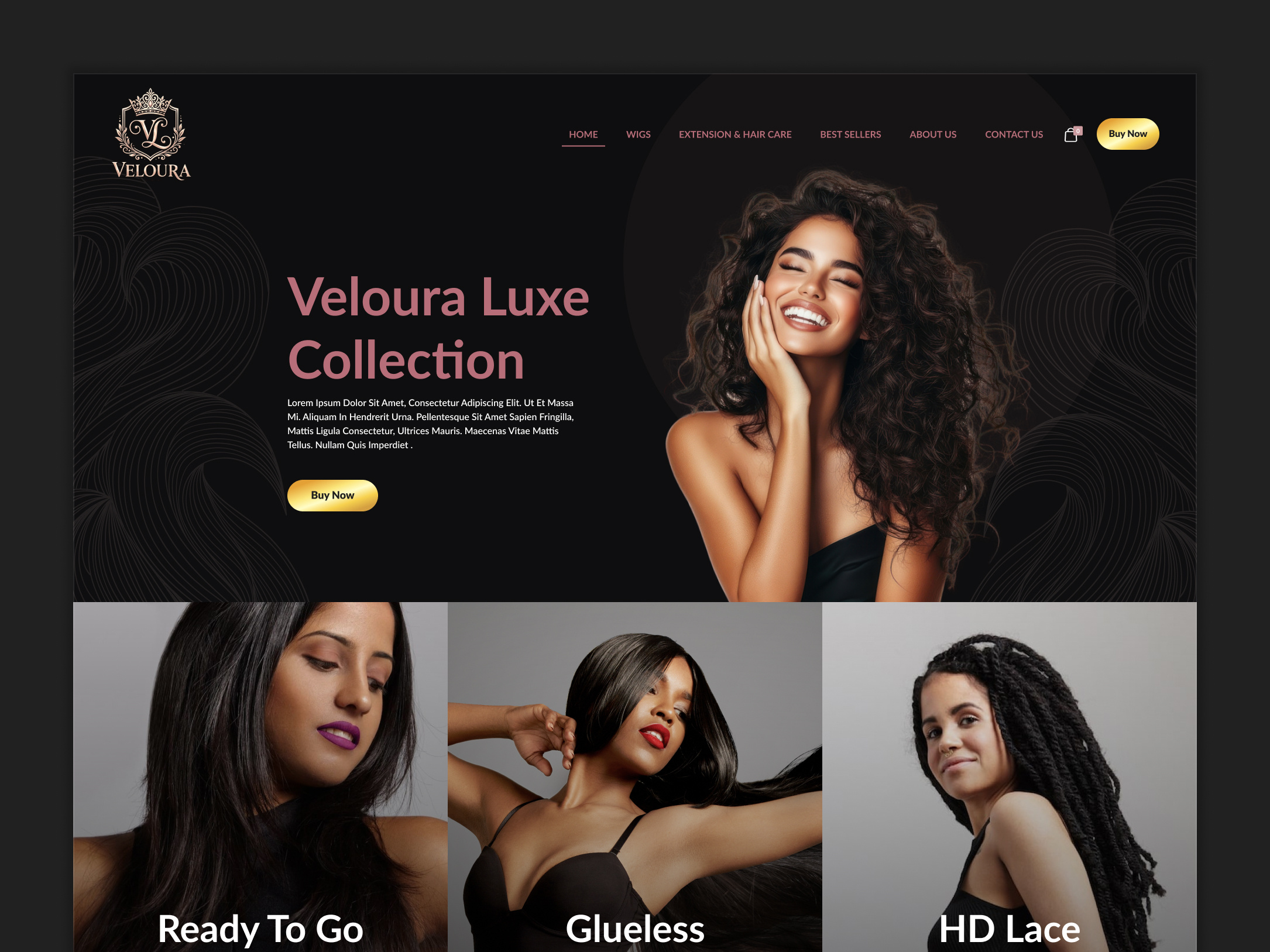 Example of Modern E Commerce Website UI/UX Design