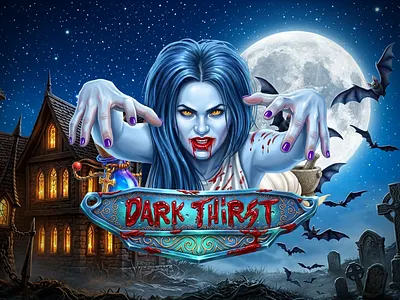 Game Art Design Slot Machine: Dark Thirst animation studio art for games casino casino games casino illustration character design characters animation crypto game gambling game art game designers game developer gaming gaming industry igaming illustration slot slot design slot machines slots