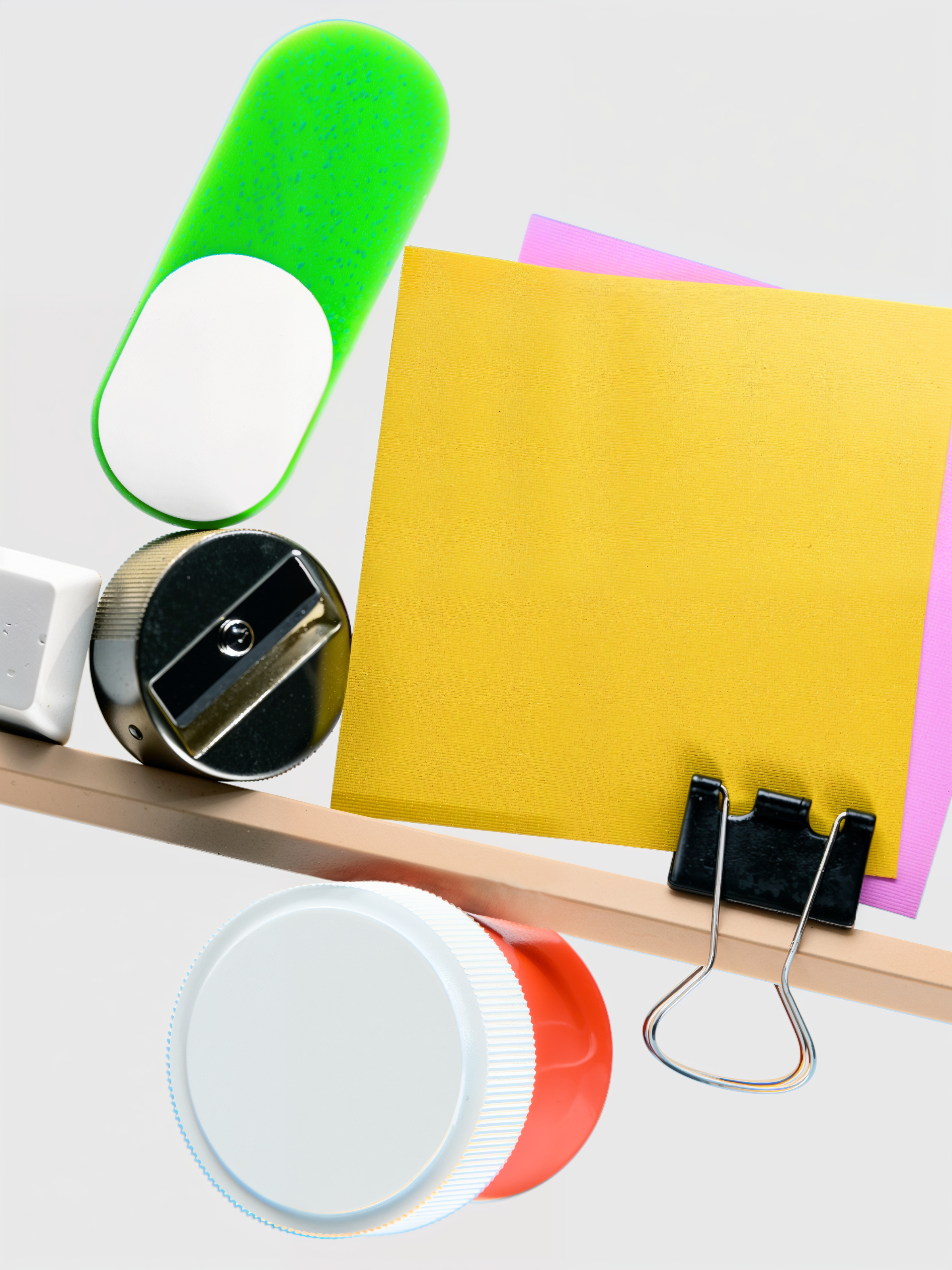 Abstract still life 3d abstract office stilllife