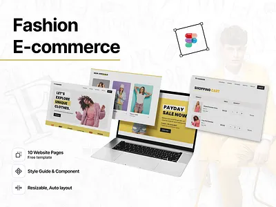 ModaCart – Fashion E-Commerce Website UI 🛍️✨ ecommerce fashionwebsite landingpage uxdesign webdesign
