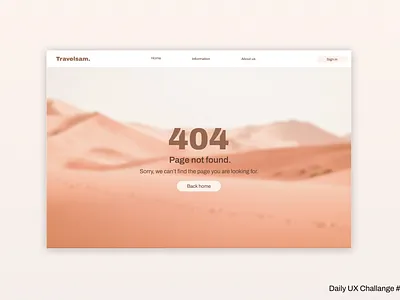 Daily UX Challenge #008 - 404 Page graphic design ui ux
